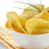 golden potato chips