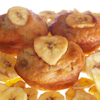 healthy banana muffins