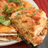 layered mexican veggie pizza