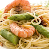 shrimp asparagus spaghetti garlic cream sauce