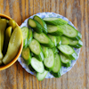 sweet tangy cucumbers