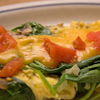 veggie scrambled egg pita